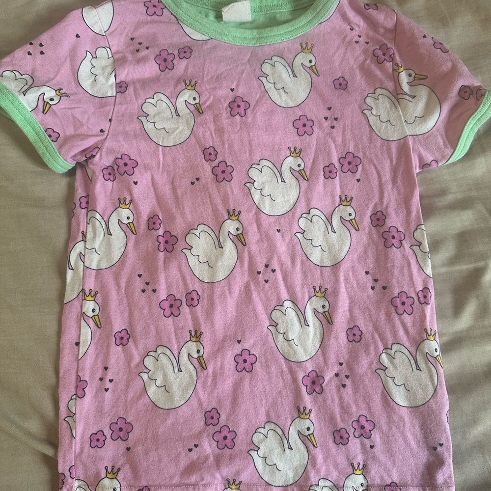 Meyaday Swan Print T-Shirt